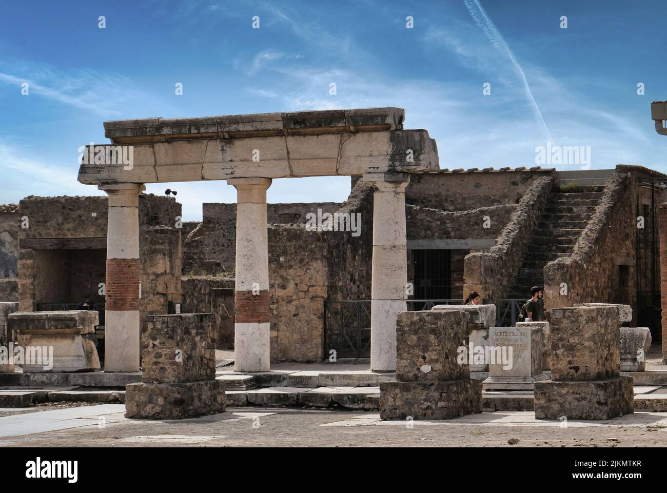 The Basilica, was the most sumptuous building of the Pompeii Forum, and