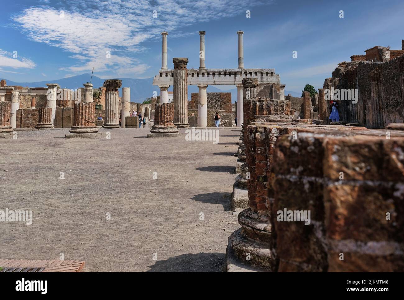 The Basilica, was the most sumptuous building of the Pompeii Forum, and