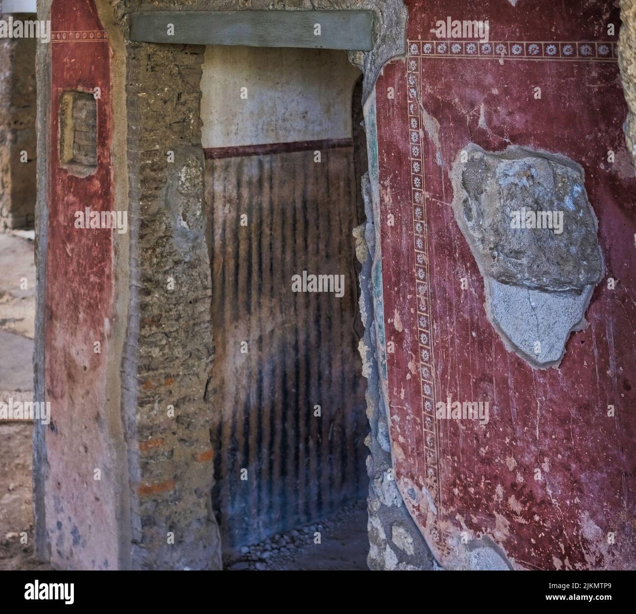 POMPEII, ITALY - Famous Roman villa House of Julia Felix (Praedia di