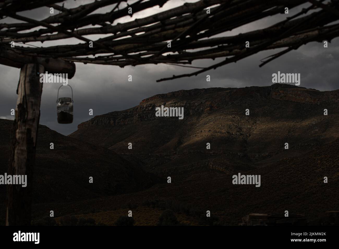 Dark silhouette landscape hi-res stock photography and images - Alamy