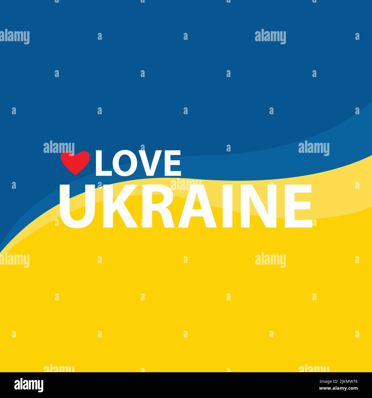 Love Ukraine text with design Stock Vector Image & Art Alamy