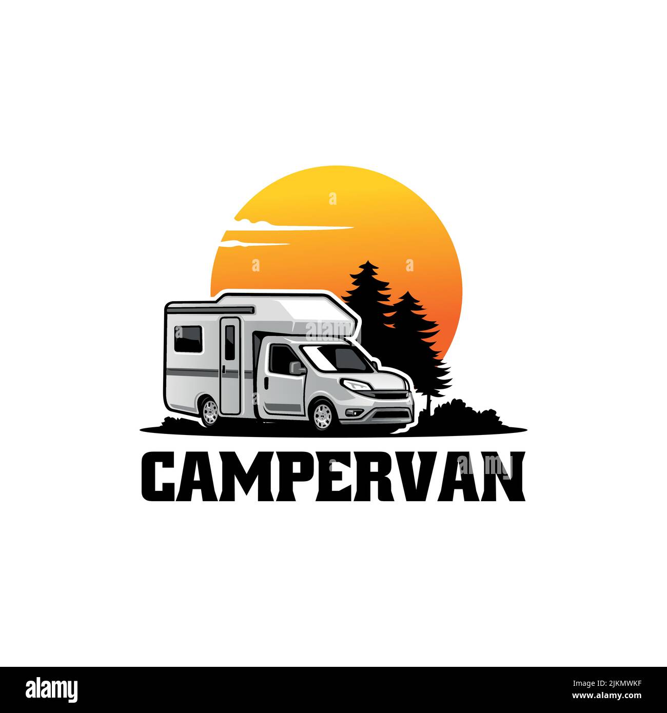 Campervan art Stock Vector Images - Alamy