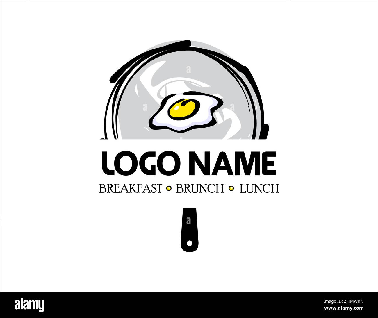 restaurant-logo-with-frying-pan-and-egg-image-stock-vector-image-art