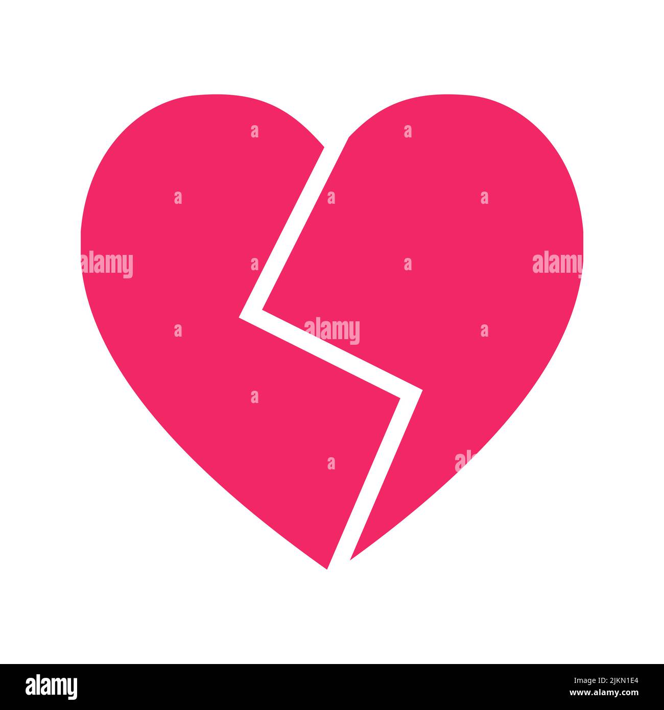 Broken heart vector illustration love symbol valentine. Divorce romance ...