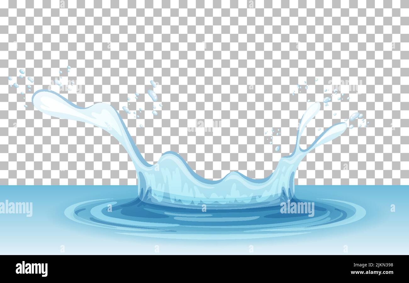 Water splash on grid background illustration Stock Vector Image & Art ...