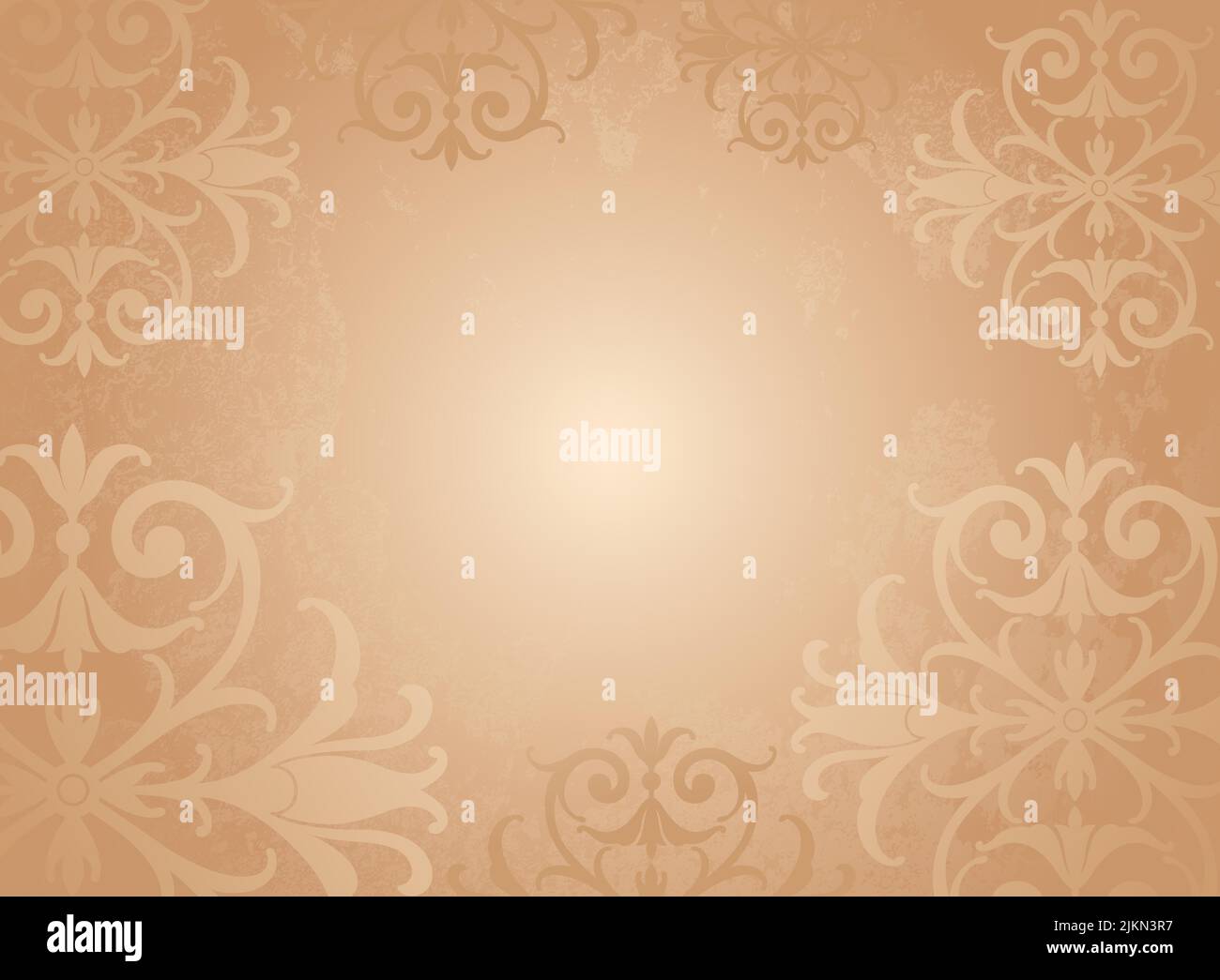 A fancy floral vector decorative background. Stock Vector