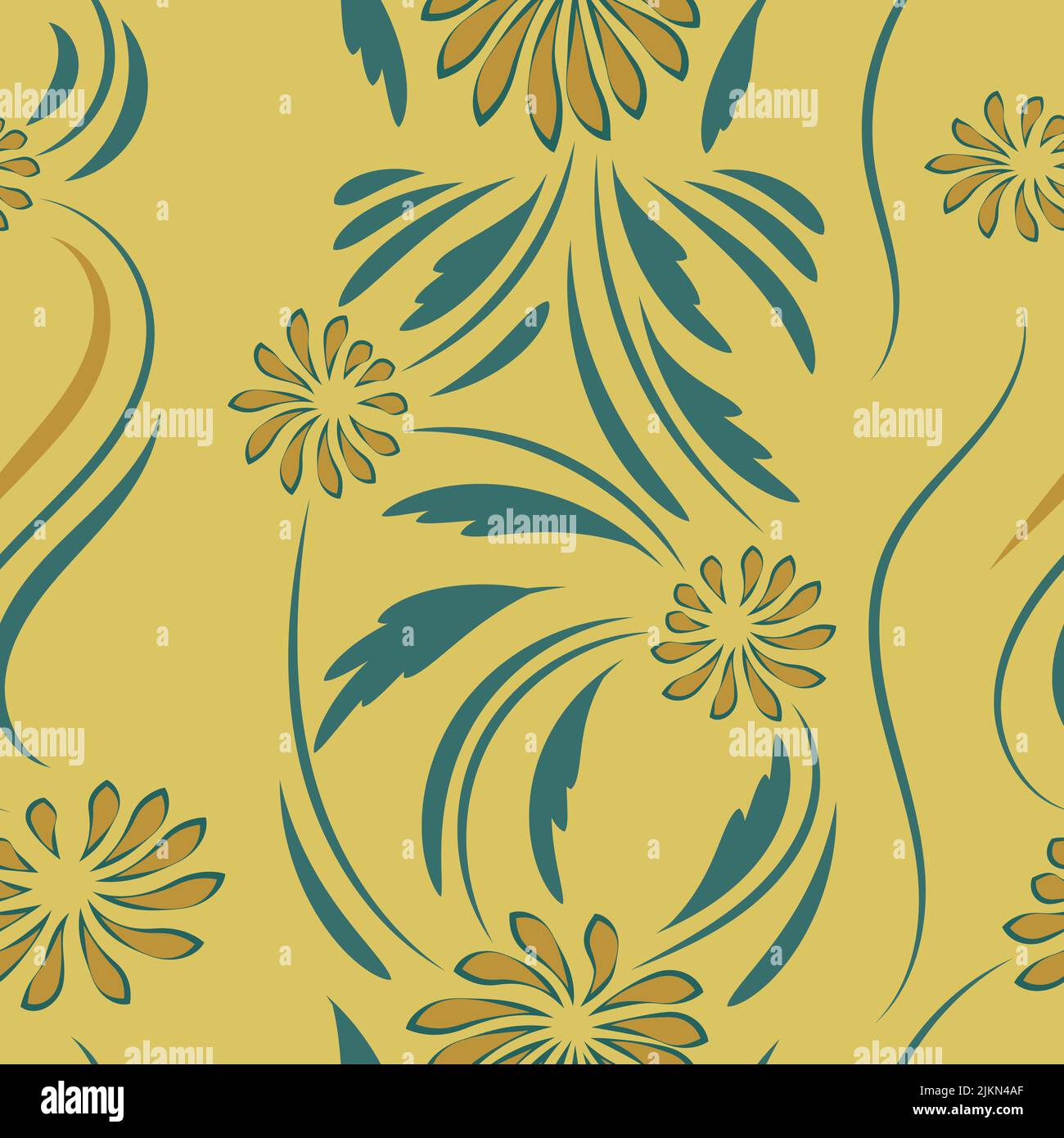 Folk flowers print Floral pattern Ethnic art Stock Vector Image & Art ...