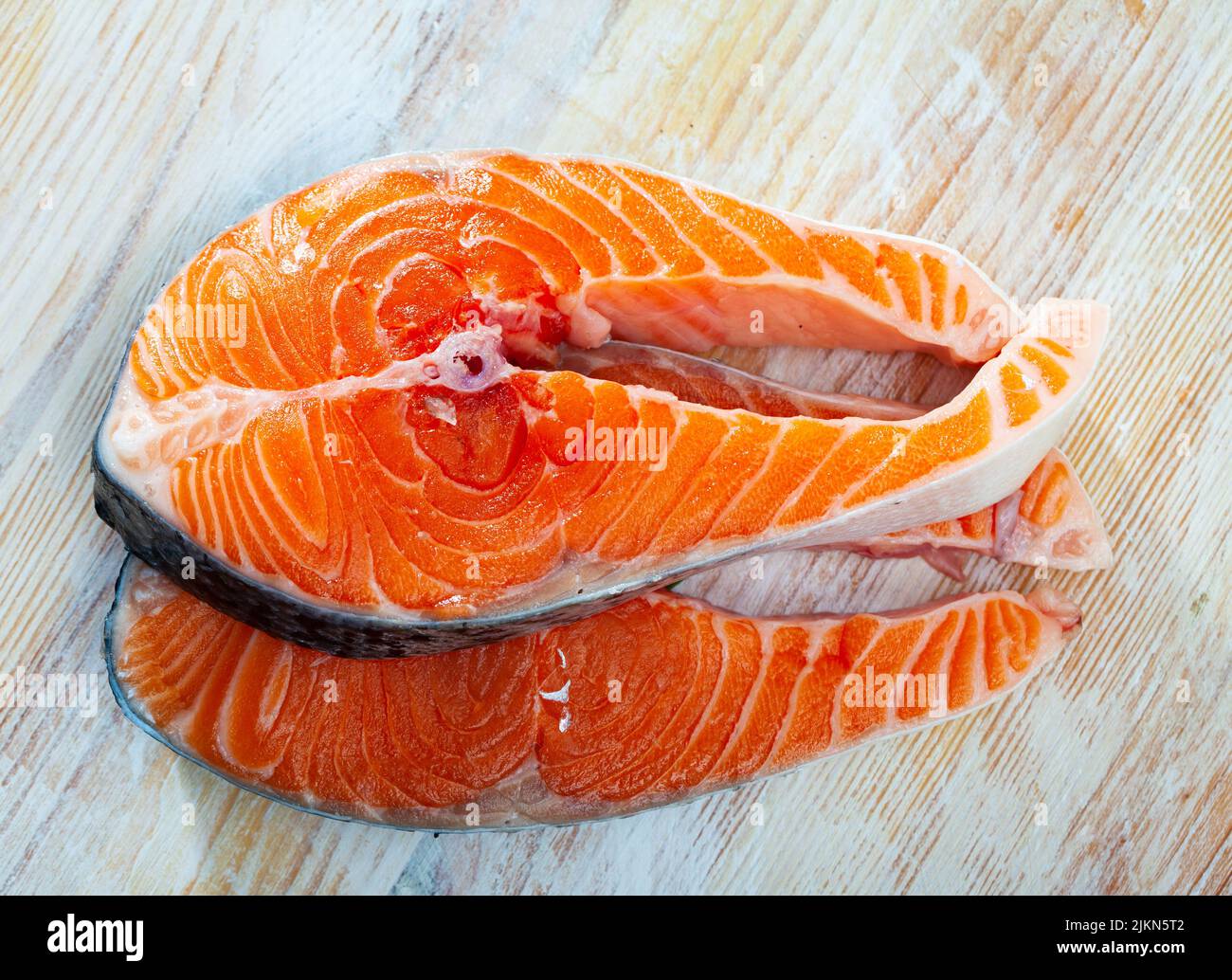 Raw salmon fillet. Healthy food Stock Photo - Alamy
