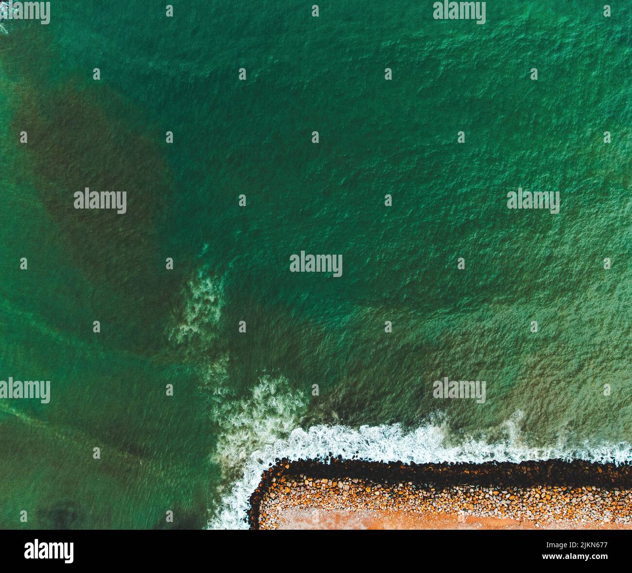 Aerial view green ocean waves hi-res stock photography and images - Alamy