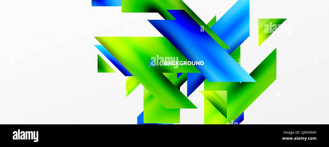 Modern trendy minimalist abstract background. Geometric pattern design, 3d and shadow effects. Vector Illustration Stock Vector