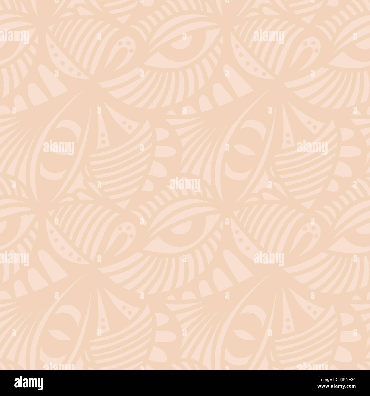 mystic eyes hand drawn scribble doodle elements seamless pattern for fabric wallpaper wrapping Stock Vector