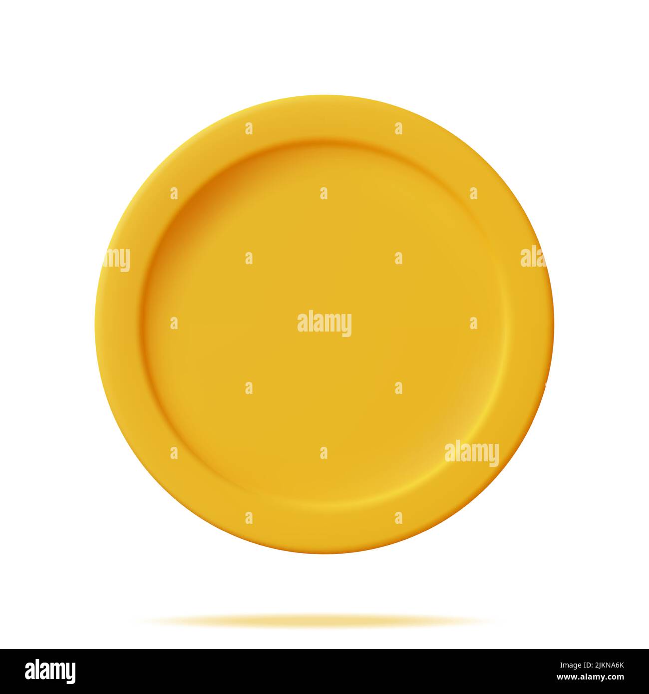 3D Gold Coin Icon Isolated Stock Vector Image & Art - Alamy