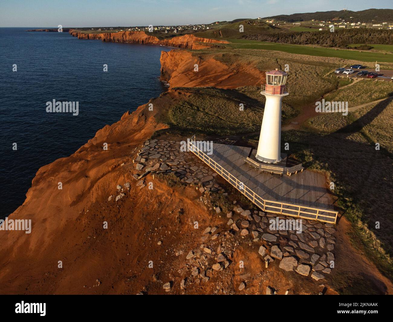 Borgot lighthouse Stock Photo