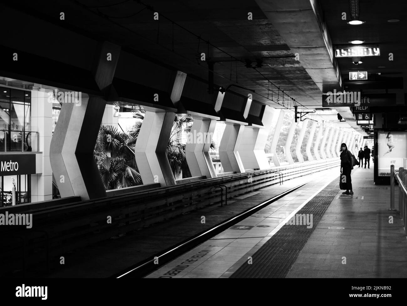 Beautiful rail station Black and White Stock Photos & Images - Alamy