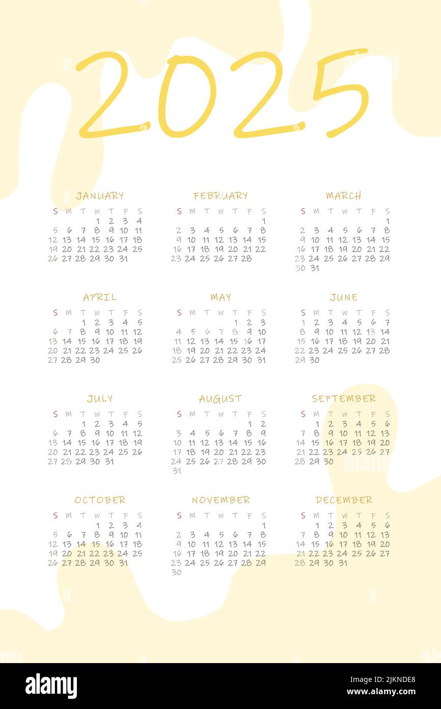 August 2025 Calendar