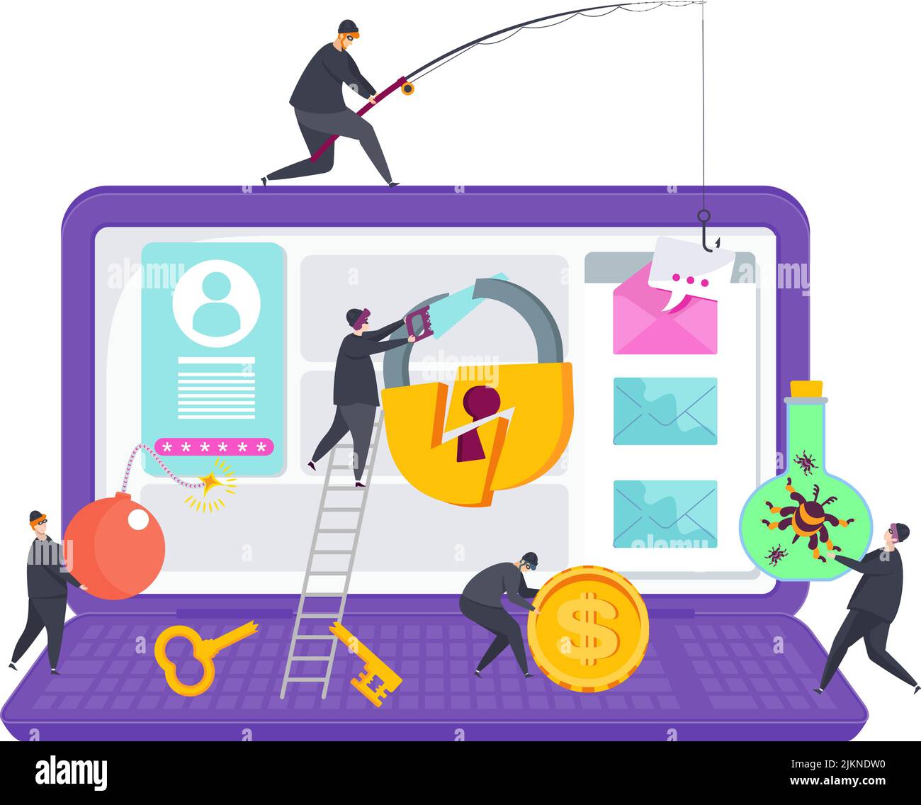 Scams Stock Vector Images - Alamy