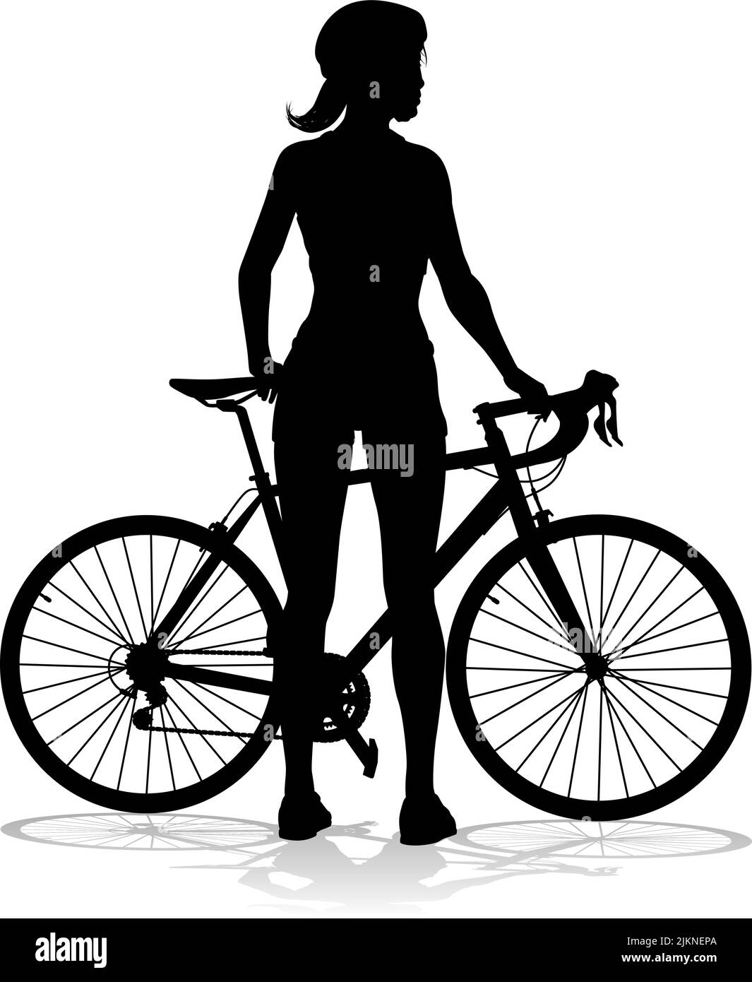 Clipart road bike Black and White Stock Photos & Images - Alamy