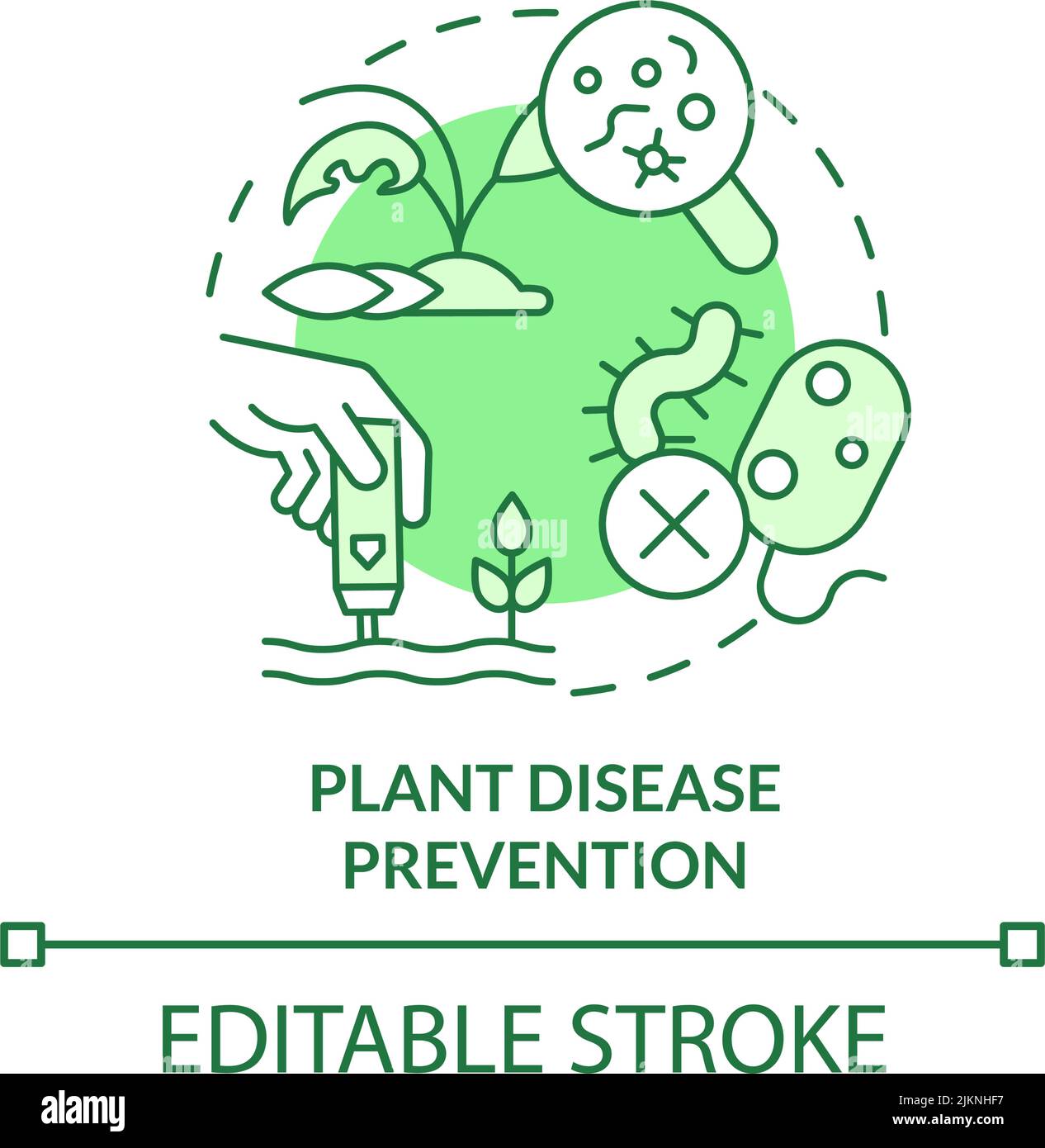 Plant disease management Stock Vector Images - Alamy