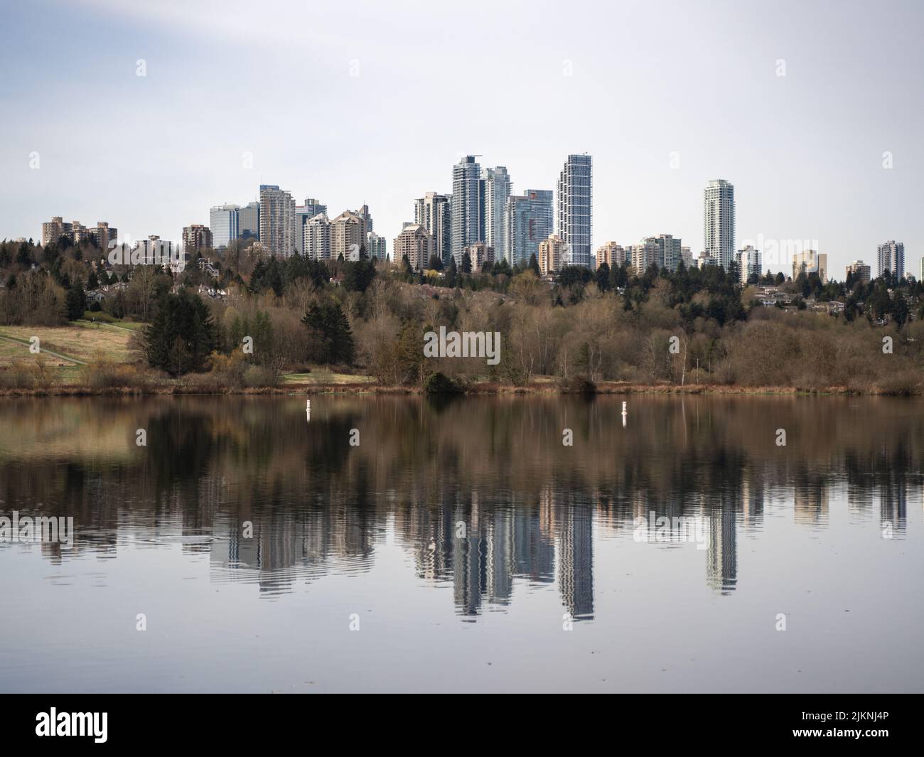 Photographs around Deer Lake in Burnaby Stock Photo Alamy