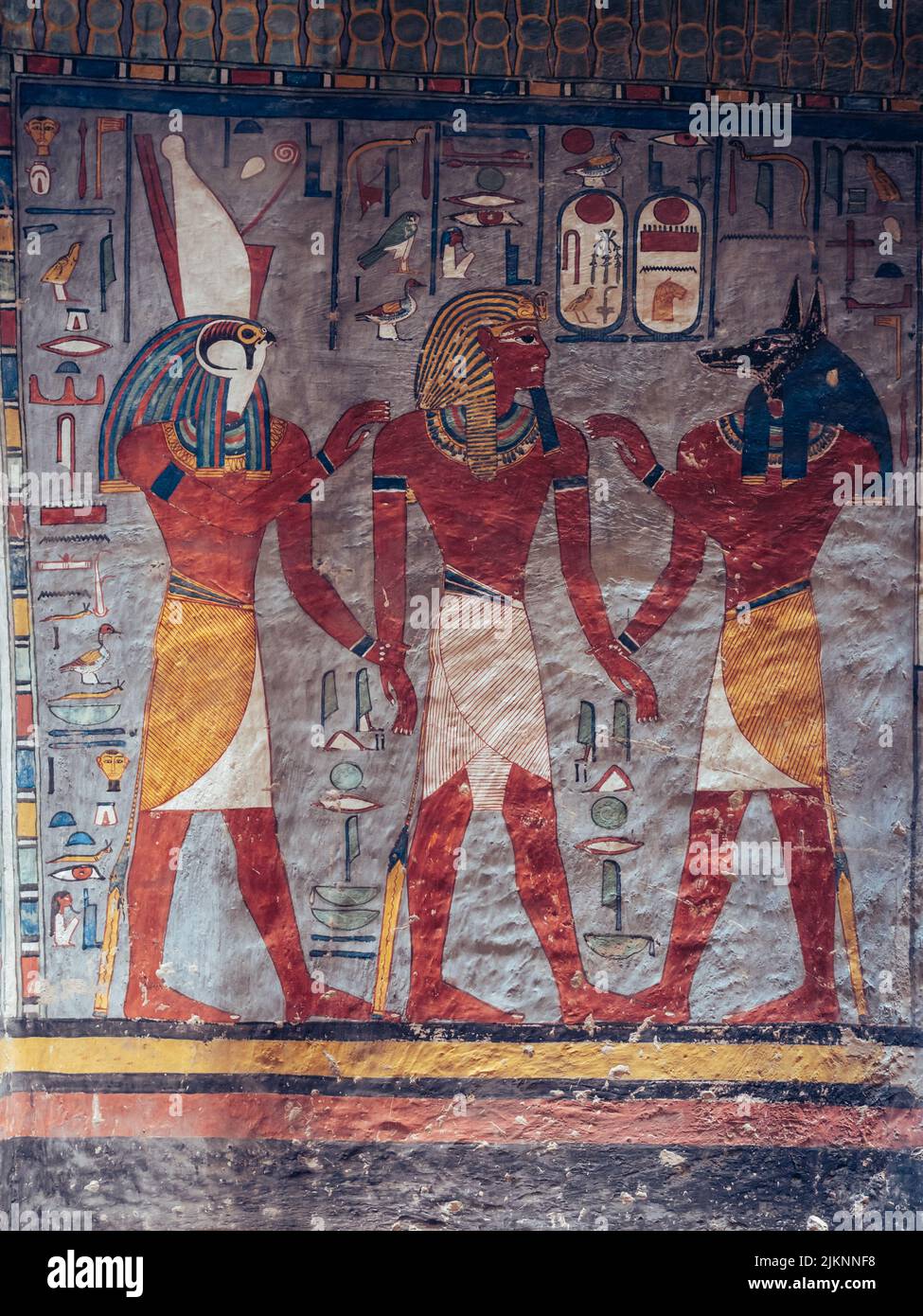 Wall painting ancient egypt hi-res stock photography and images - Alamy
