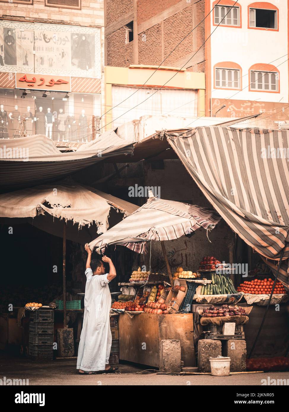 A life style and street photo in aswan, egypt Stock Photo