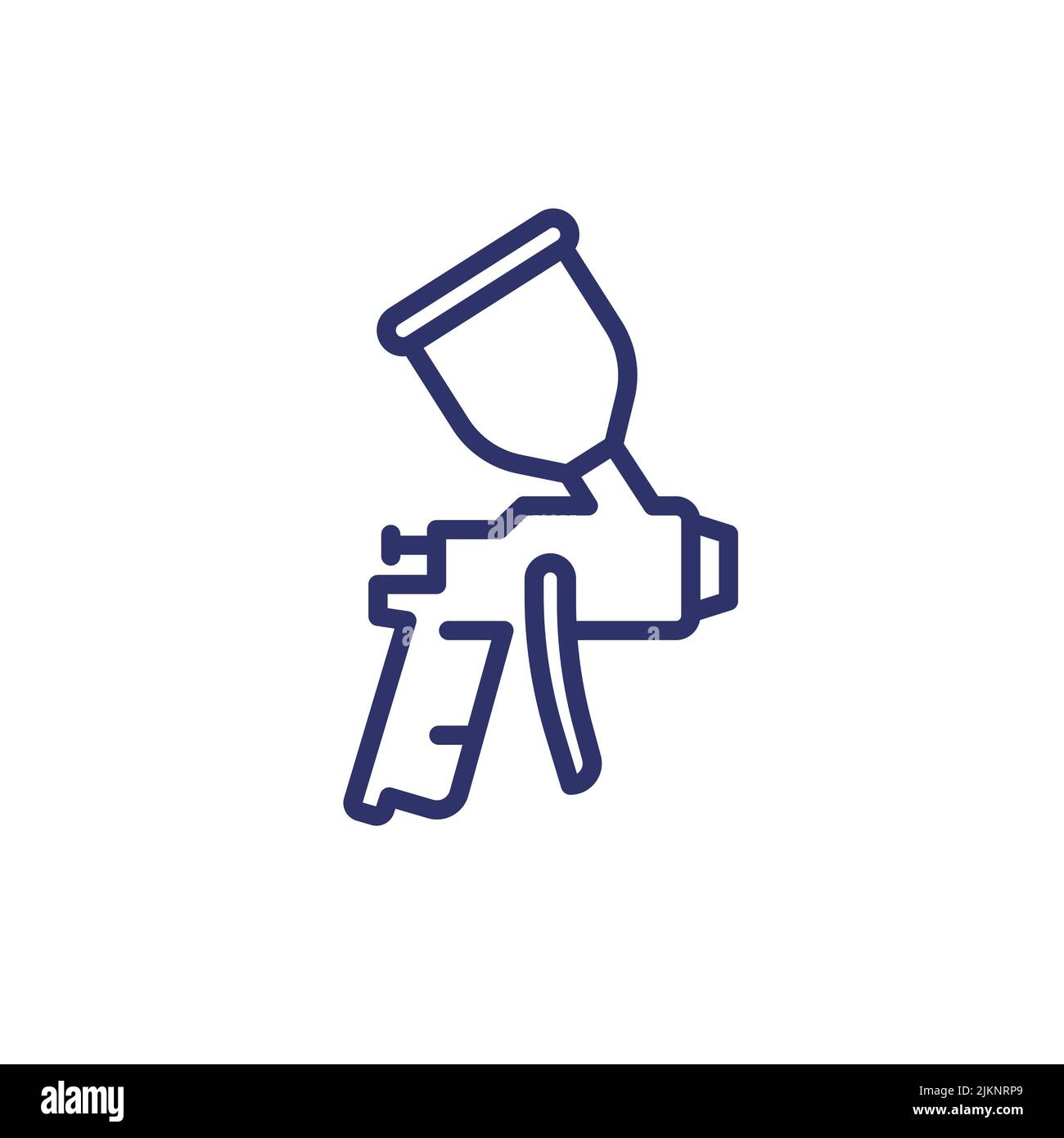 Spray gun logo Stock Vector Images Alamy