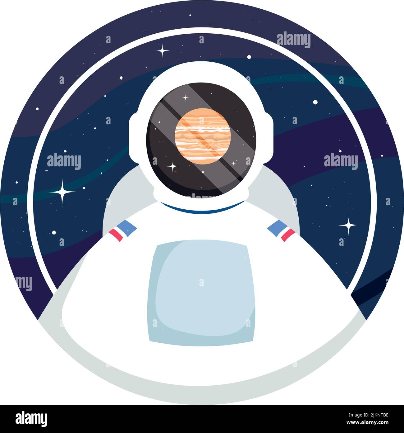 astronaut space badge Stock Vector Image & Art - Alamy