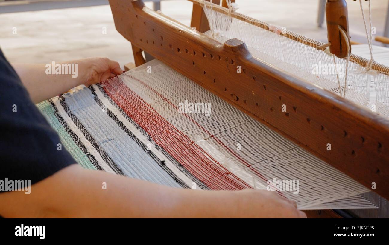 Carpet weaving machine hires stock photography and images Alamy