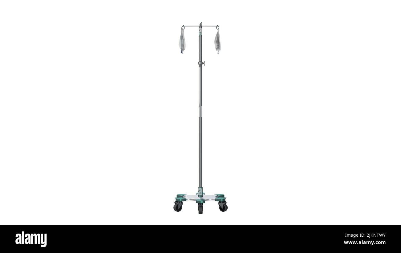 IV pole, illustration Stock Photo Alamy