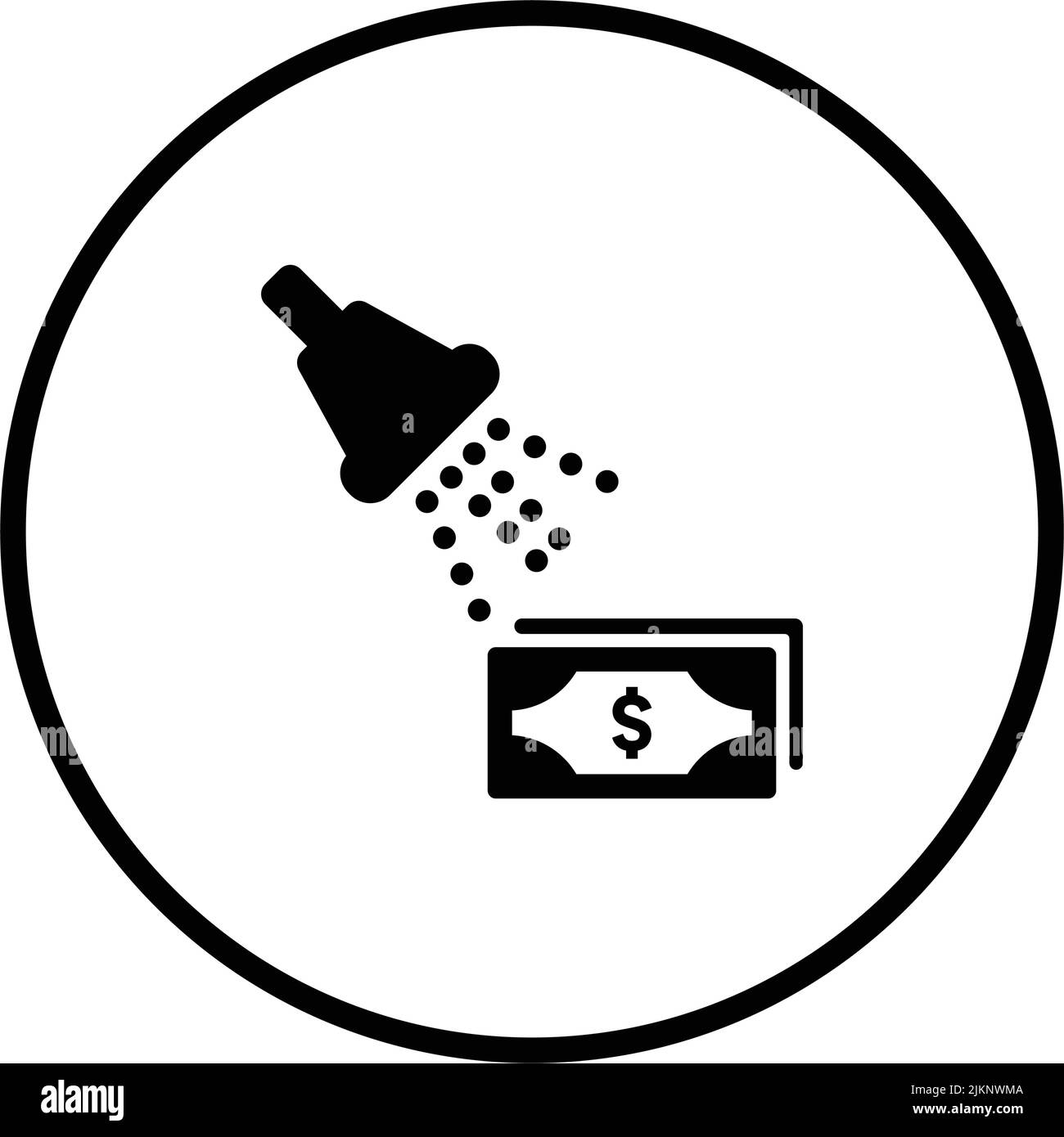 Dirty money, clear, wash, banknotes icon - Perfect use for designing and developing websites, printed files and presentations, Promotional Materials a Stock Vector