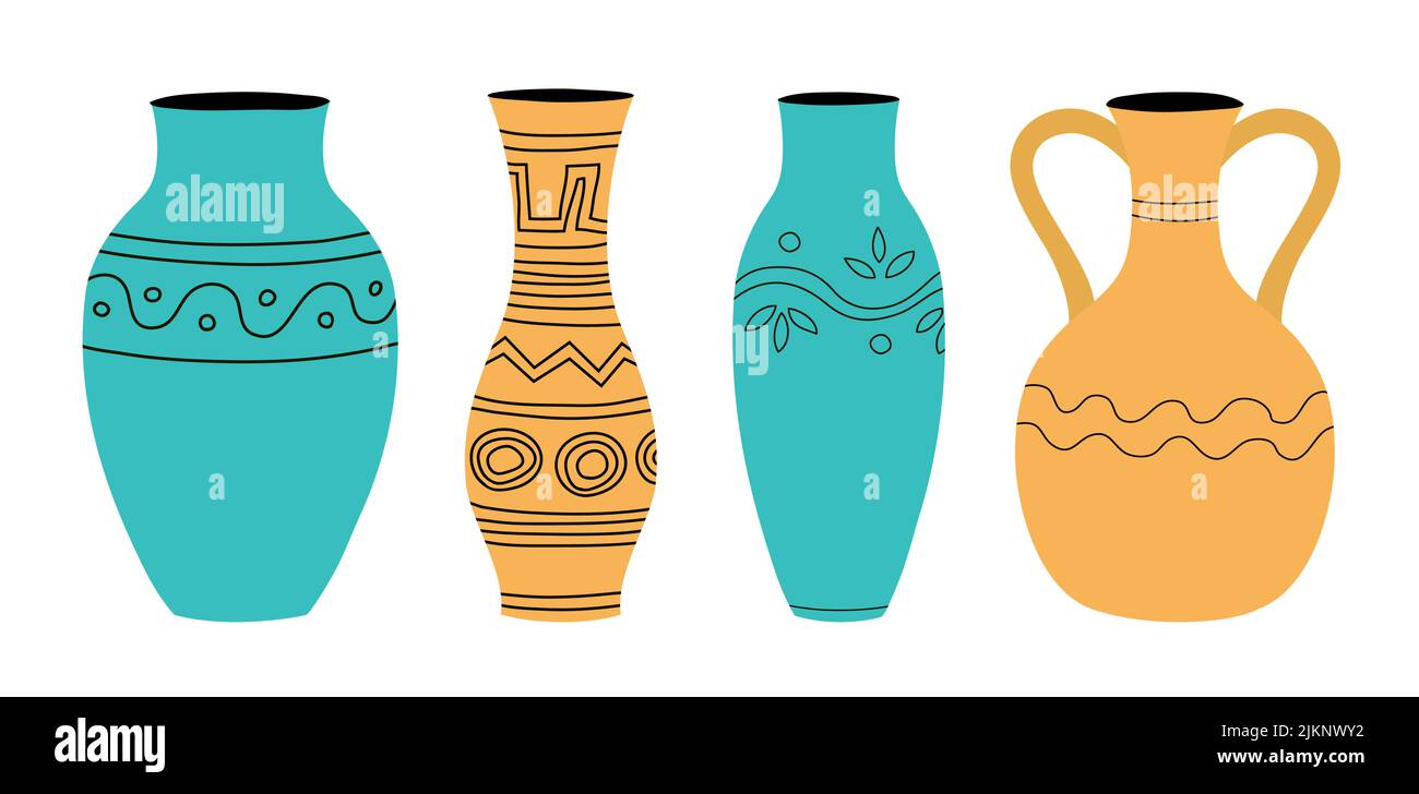 Oriental vases Stock Vector Images - Alamy