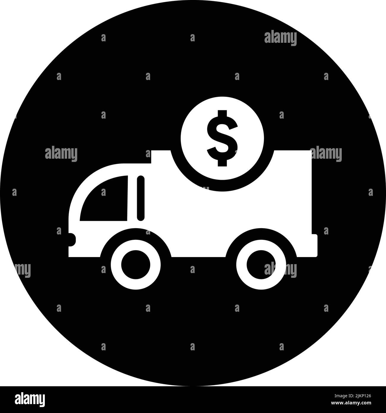 Transportation, delivery, collector car icon - Vector EPS file. Perfect use for print media, web, stock images, commercial use or any kind of design p Stock Vector