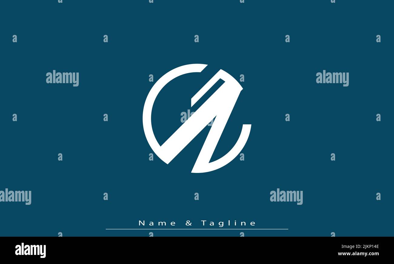 Alphabet letters Initials Monogram logo GZ , ZG Stock Vector