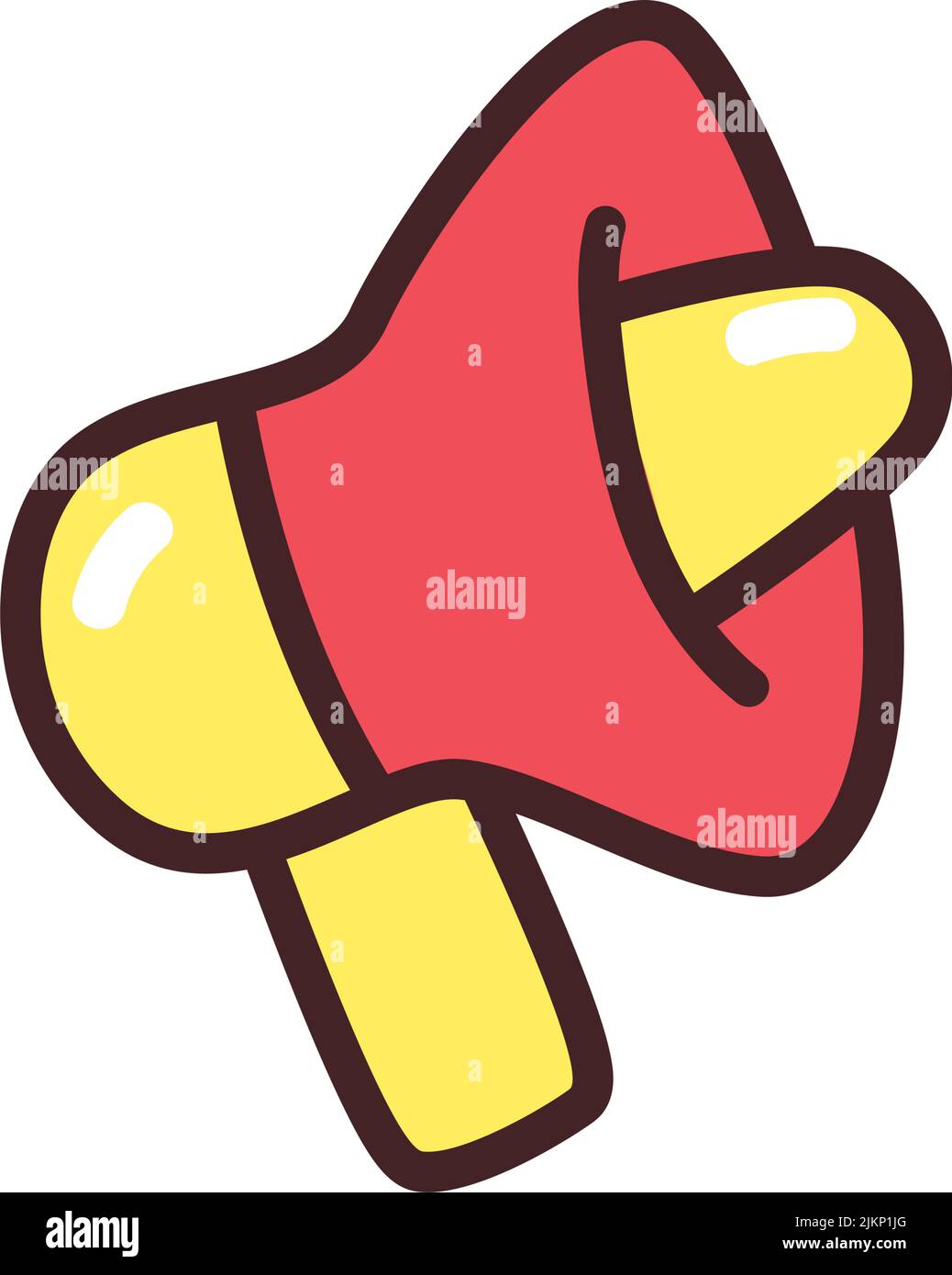 Megphone Design flat megaphone design Stock Vector Image & Art - Alamy