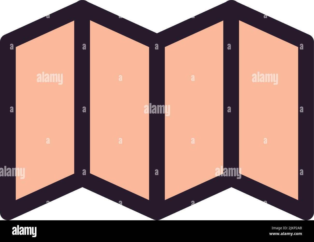 flat map illustration Stock Vector Image & Art - Alamy