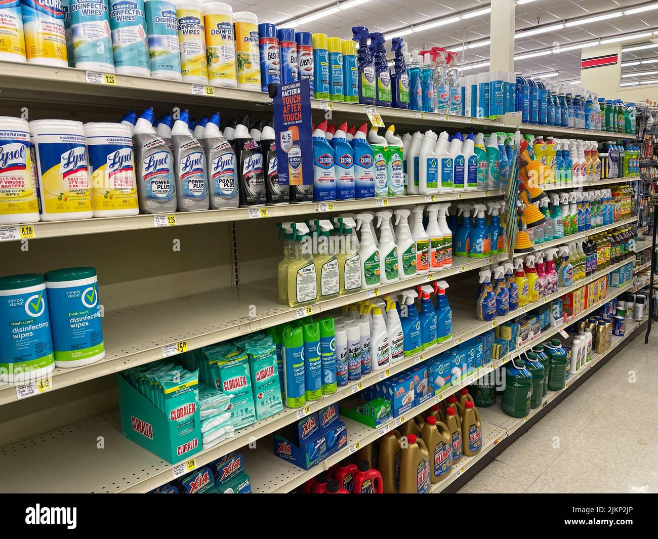 Cleaning products supermarket hi-res stock photography and images