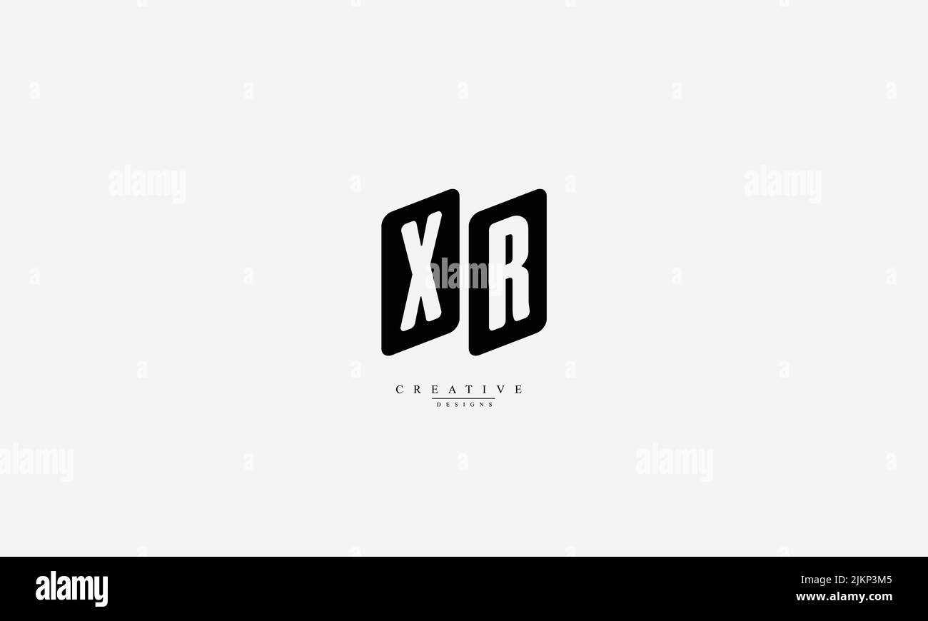 Alphabet letters Initials Monogram logo XR RX X R Stock Vector Image ...