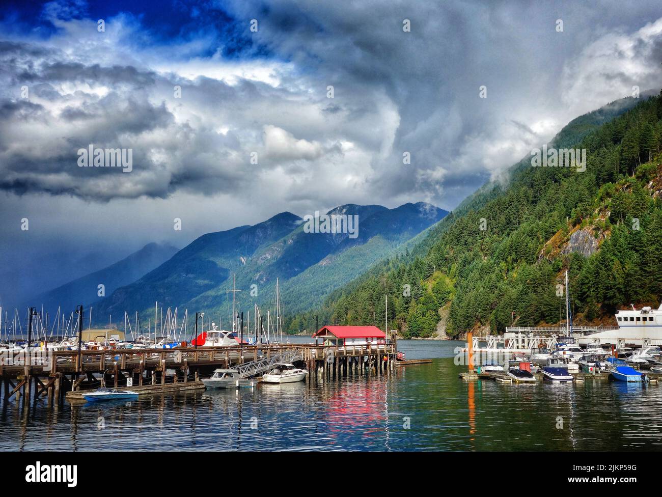 a-scenic-view-of-the-horseshoe-bay-ferry-terminal-in-vancouver-canada