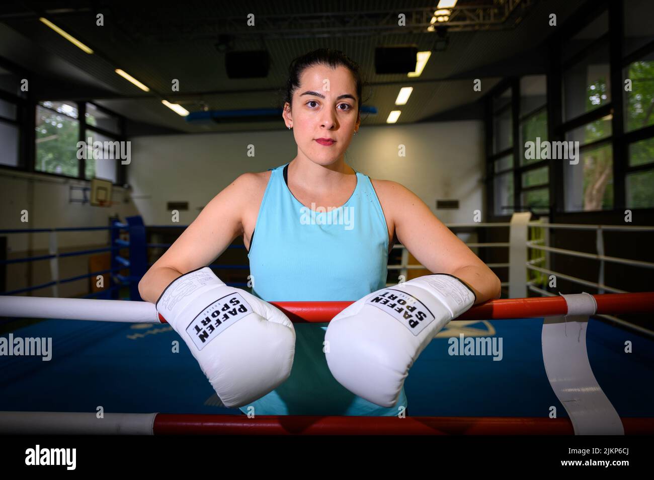 Hamburg, Germany. 27th July, 2022. Dilar Kisikyol, professional boxer