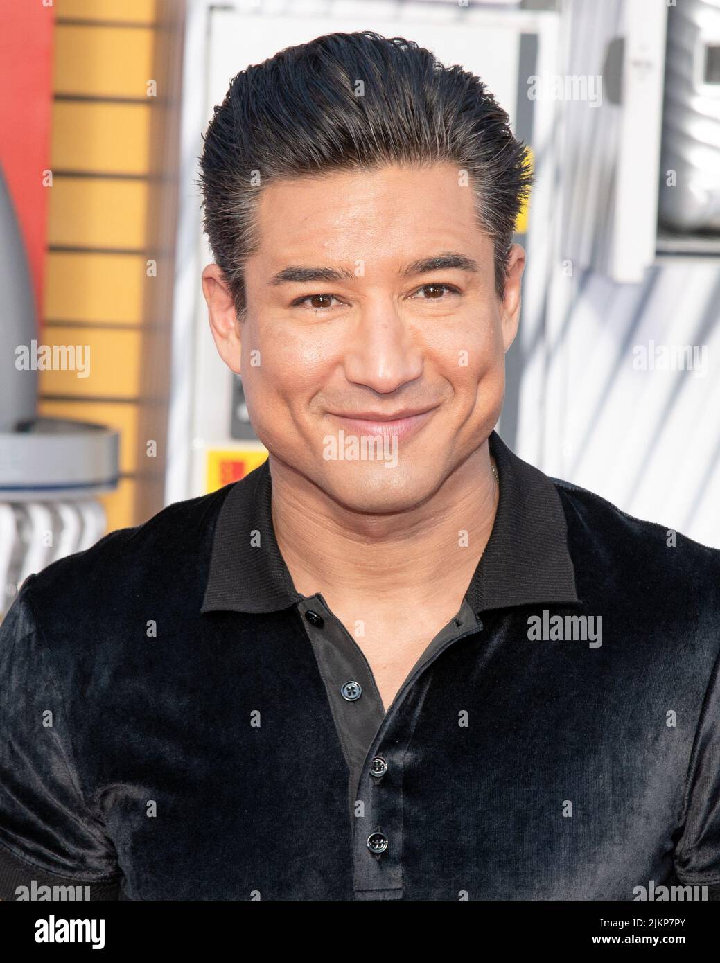 August 1, 2022, Westwood, California, USA: Mario Lopez attends the Los Angeles Premiere Of Columbia Pictures' ''Bullet Train' (Credit Image: © Billy Bennight/ZUMA Press Wire) Stock Photo