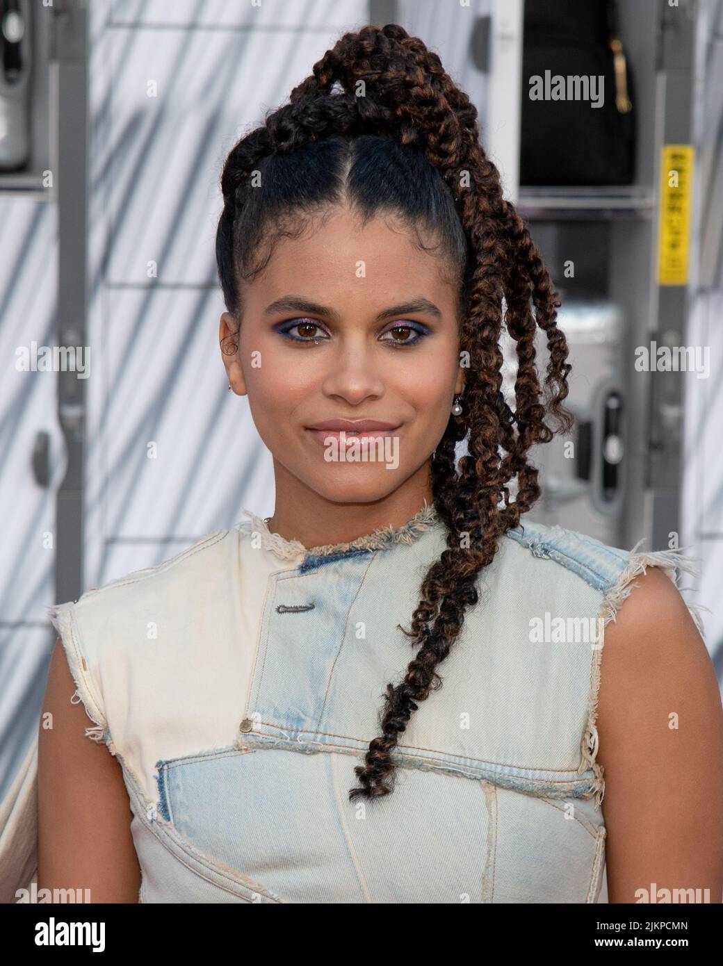 August 1, 2022, Westwood, California, USA: Zazie Beetz attends the Los Angeles Premiere Of Columbia Pictures' ''Bullet Train' (Credit Image: © Billy Bennight/ZUMA Press Wire) Stock Photo