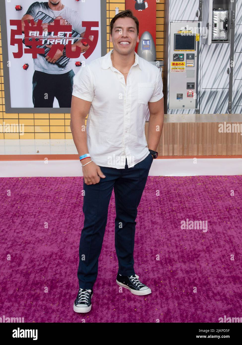 August 1, 2022, Westwood, California, USA: Joseph Baena attends the Los Angeles Premiere Of Columbia Pictures' ''Bullet Train' (Credit Image: © Billy Bennight/ZUMA Press Wire) Stock Photo