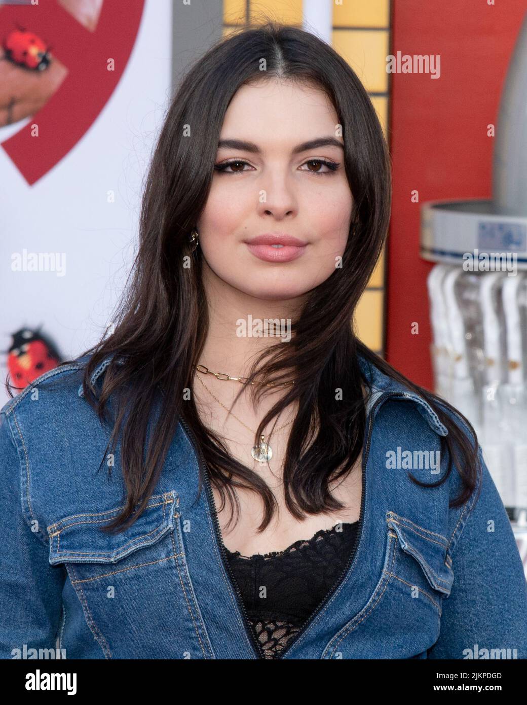 August 1, 2022, Westwood, California, USA: Isabella Gomez attends the Los Angeles Premiere Of Columbia Pictures' ''Bullet Train' (Credit Image: © Billy Bennight/ZUMA Press Wire) Stock Photo