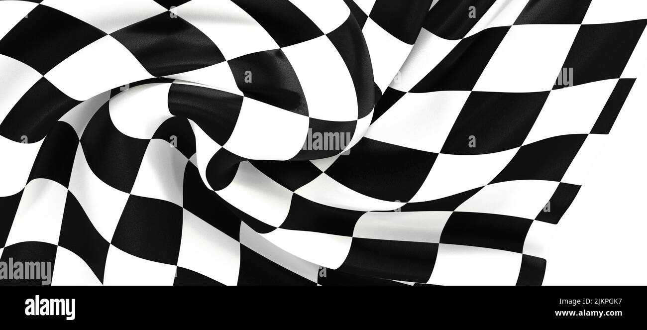 A black and white checkered flag pattern background Stock Photo Alamy