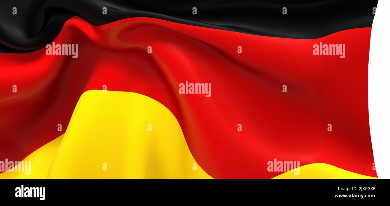 A beautiful design of the German flag in a wavy style Stock Photo Alamy