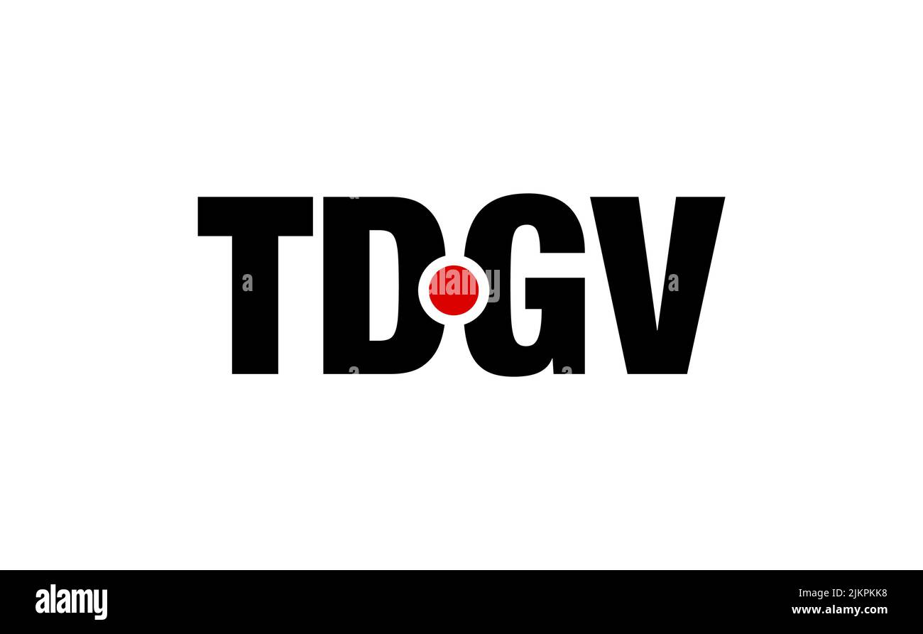 Image showcasing A company or a brand logo of the abbreviation TDGV Stock Vector Image ...