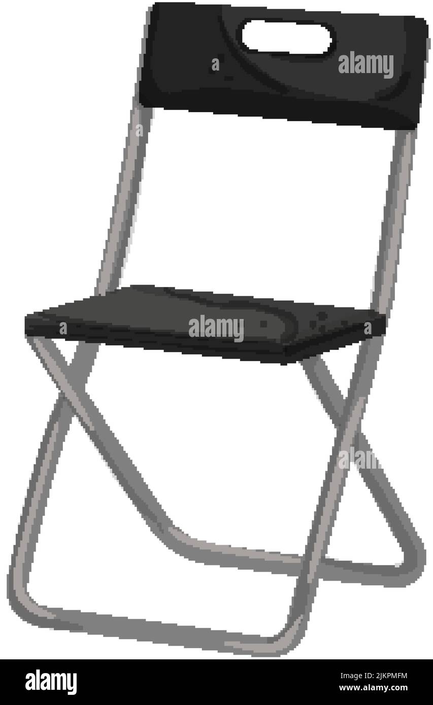 seat folding chair cartoon vector illustration Stock Vector Image & Art