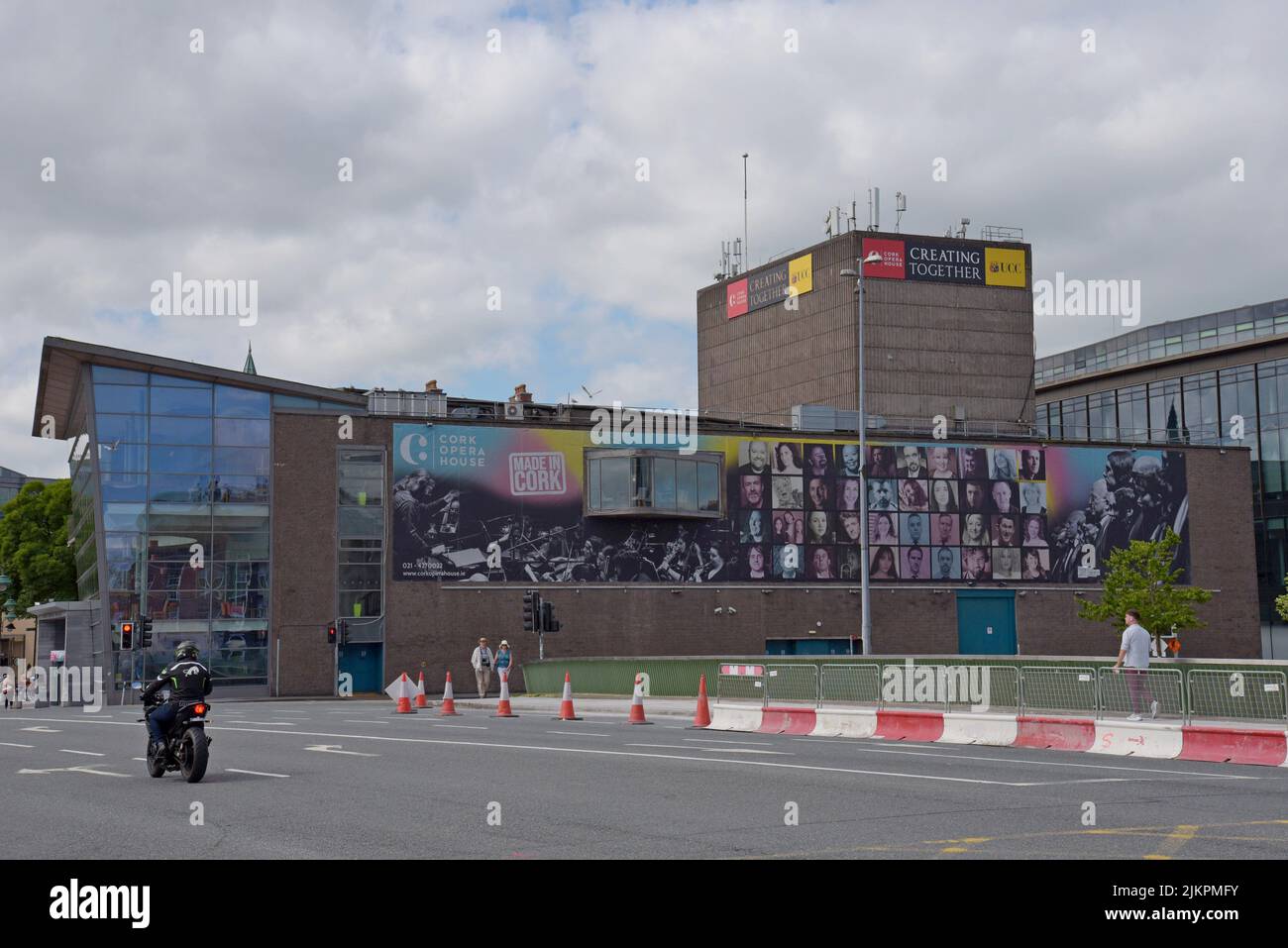 Cork Opera House, seen from across the River Lee, Cork city, Ireland
