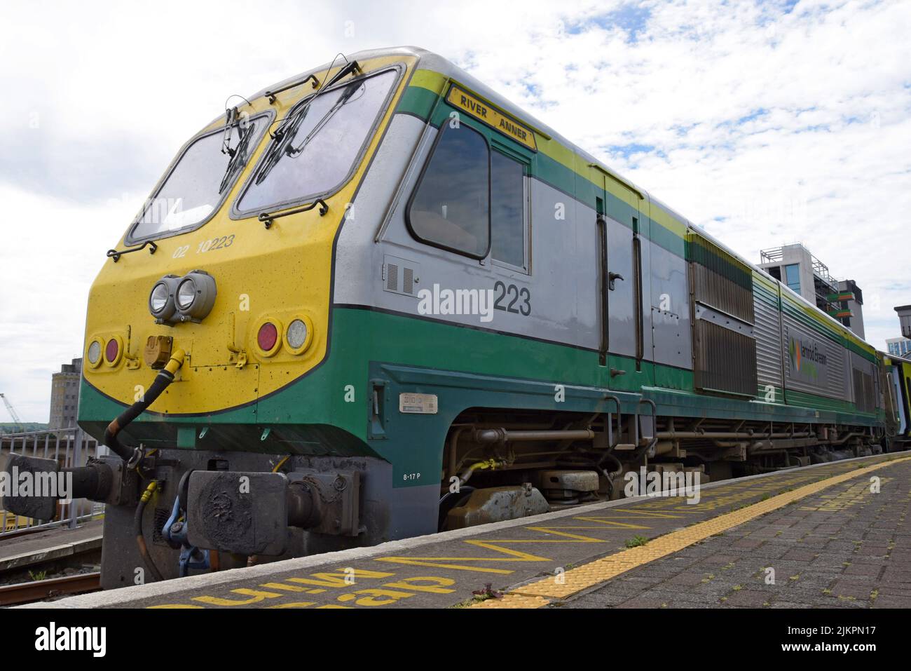 An Irish Railways 201 Class express passenger at Cork Kent
