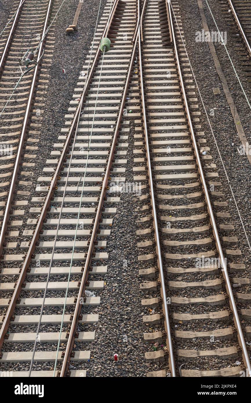 Railway concrete sleeper hires stock photography and images Alamy